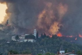 У Словенії гасять велику пожежу на кордоні з Італією