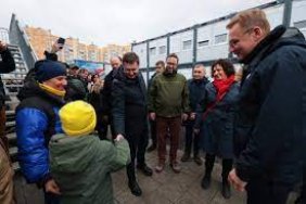 The ambassadors of Great Britain and Poland visited a town for immigrants in Lviv