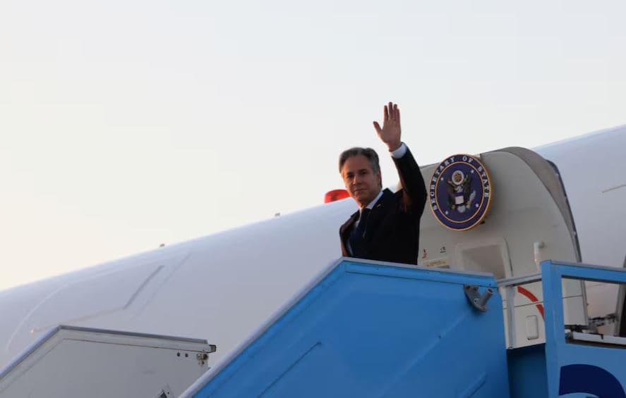 ენტონი ბლინკენი თელ-ავივში ჩავიდა