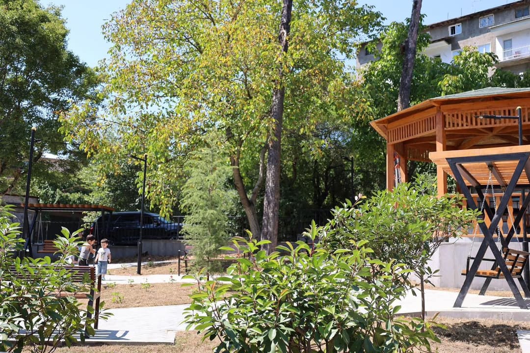 ლიკანში, მესხეთის N39-ში, ახალი სკვერი მოეწყო