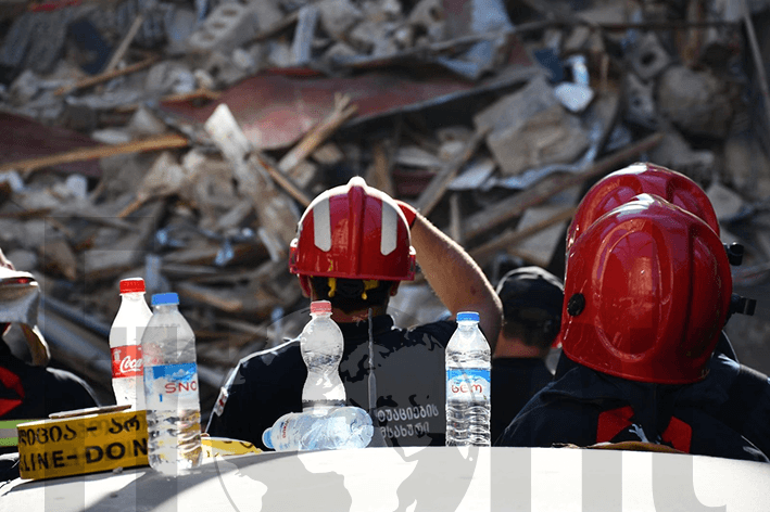 Footage from the Batumi hotspot