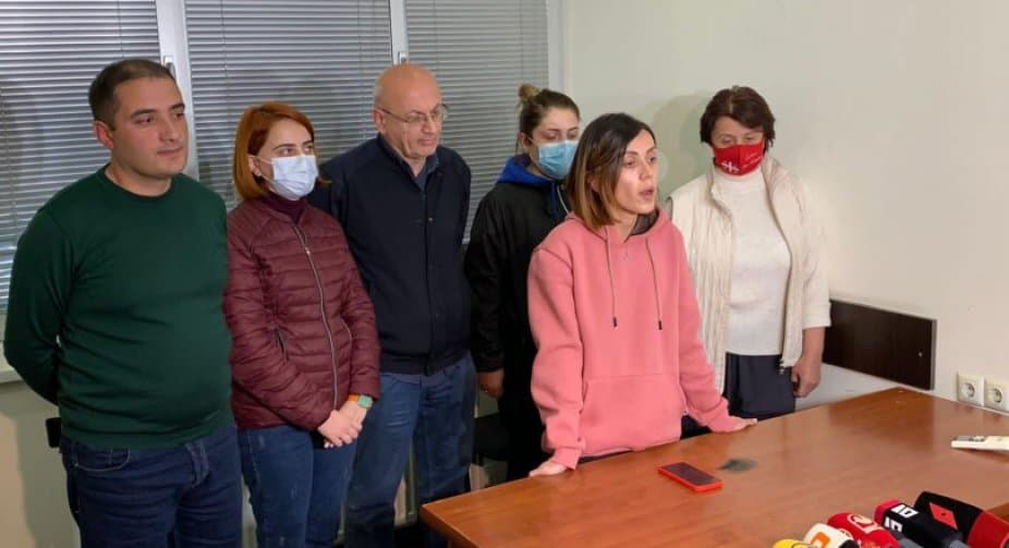 Five UNM members in Zugdidi City Assembly go on hunger strike for Saakashvili