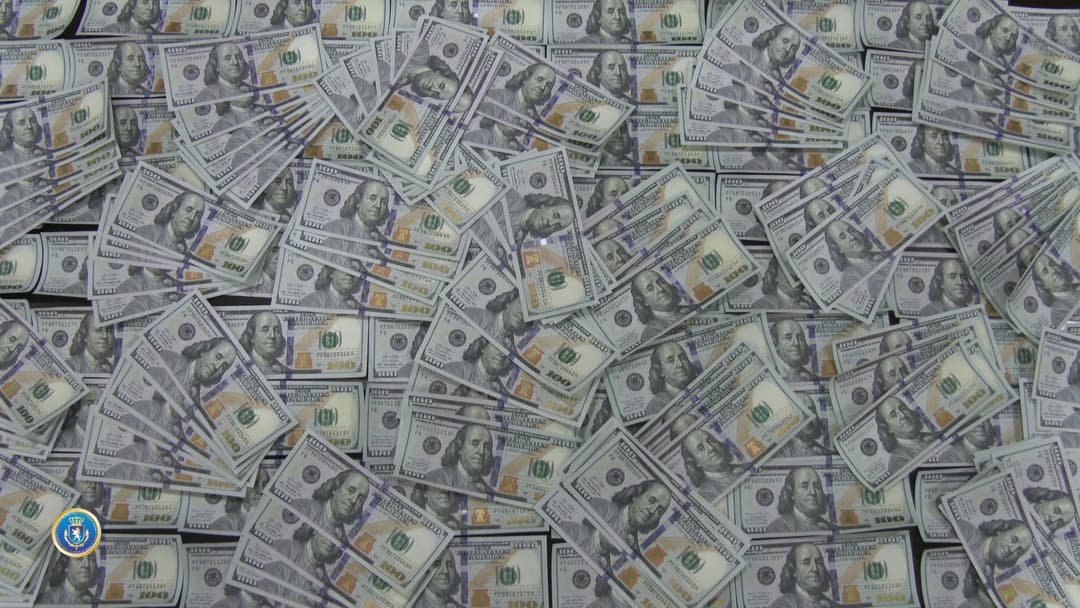 დიდი ოდენობით ყალბი დოლარის გასაღების ფაქტზე ერთი პირი დააკავეს