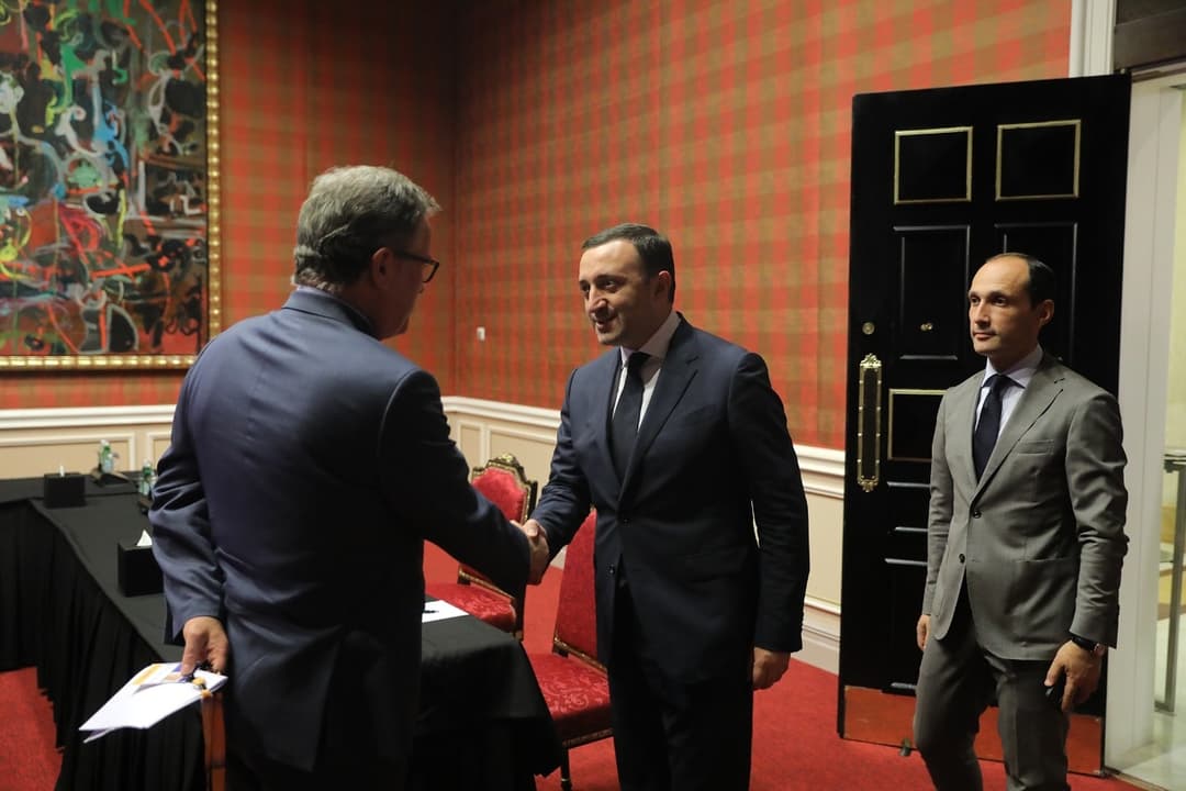 ირაკლი ღარიბაშვილი კომპანია “ვიტოლის” აღმასრულებელ დირექტორს შეხვდა