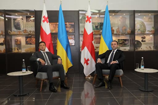 Zelensky phones Garibashvili, tells Saakashvili’s rights must be protected