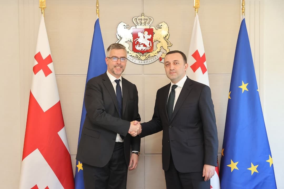 ირაკლი ღარიბაშვილმა შვედეთის სამეფოს ელჩთან გამოსამშვიდობებელი შეხვედრა გამართა