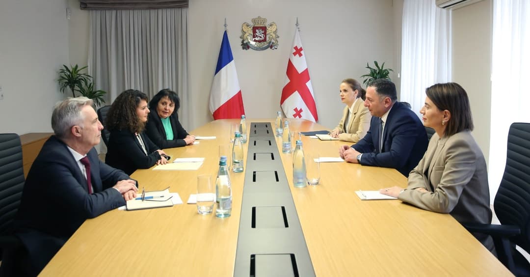 შს მინისტრი საფრანგეთის რესპუბლიკის ელჩს შეხვდა