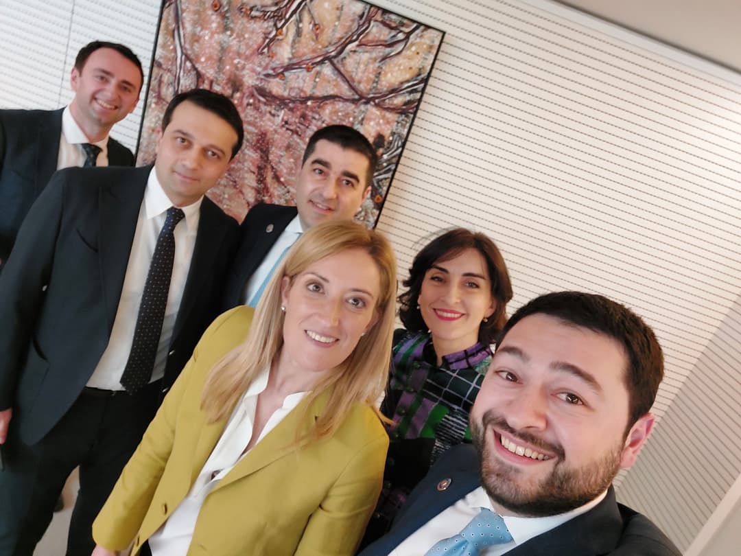 Ruling party MP says a ‘new friendship’ begins as Georgian Parliament Speaker meets European Parliament President