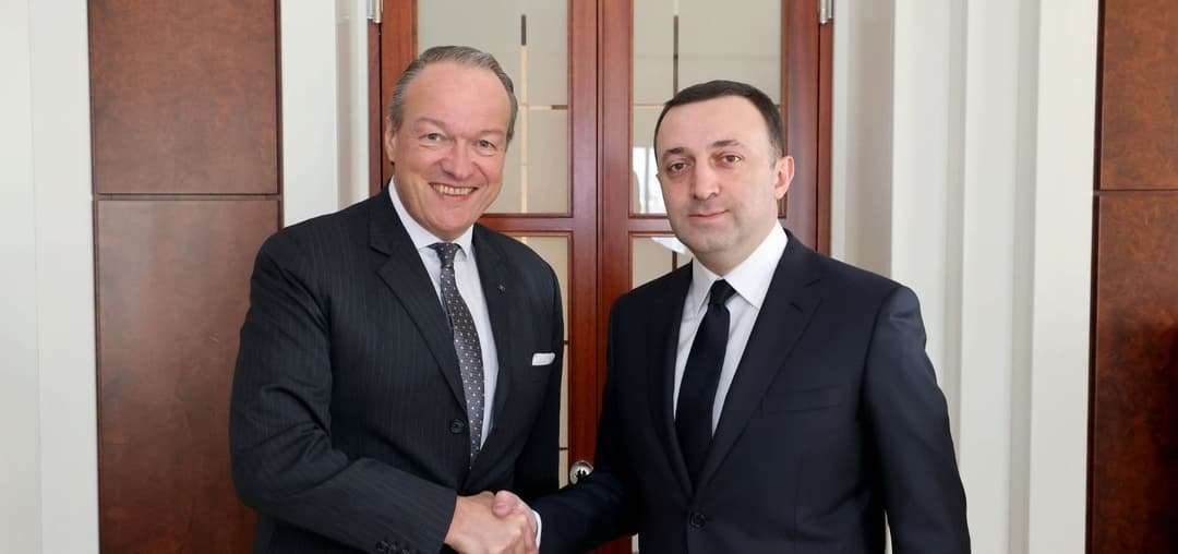 ირაკლი ღარიბაშვილი სასტუმროების ქსელ “კემპინსკის” აღმასრულებელ დირექტორს შეხვდა