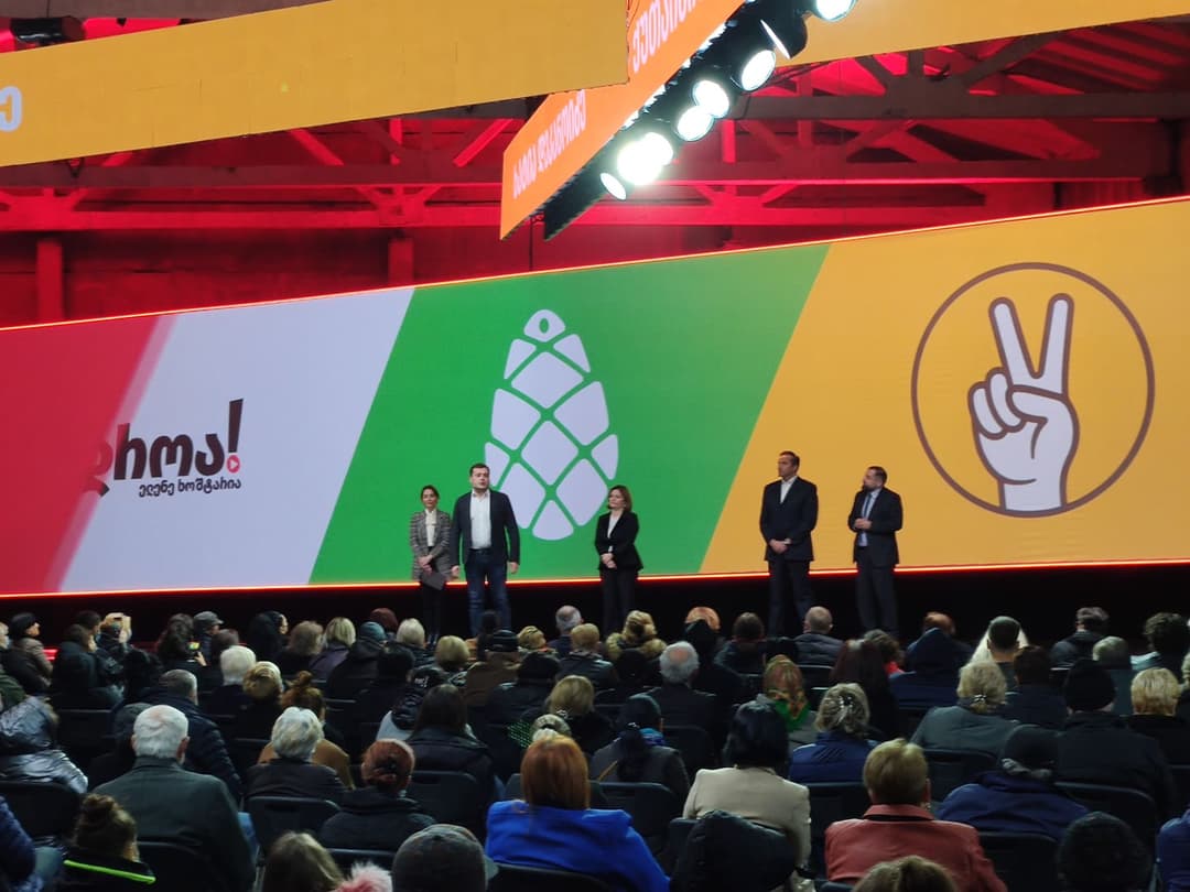 ხატია დეკანოიძემ კოალიციური გუნდი წარადგინა