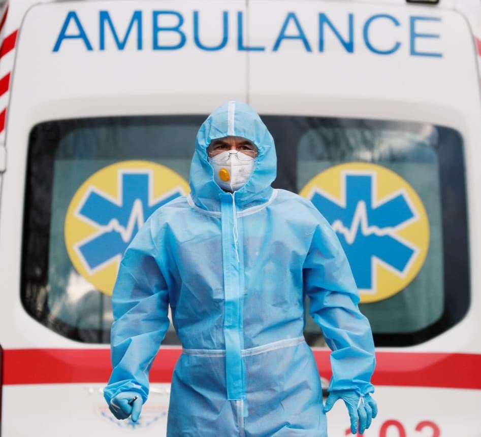 უკრაინაში კორონავირუსი 4 383 ადამიანს დაუდასტურდა, 212 გარდაიცვალა