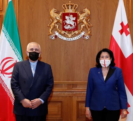 სალომე ზურაბიშვილი ირანის საგარეო საქმეთა მინისტრს შეხვდა