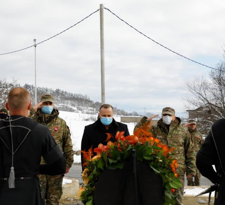 1921 წელს რუსული ოკუპაციის წინააღმდეგ ბრძოლებში დაღუპული გმირების ხსოვნას პატივი მიაგეს