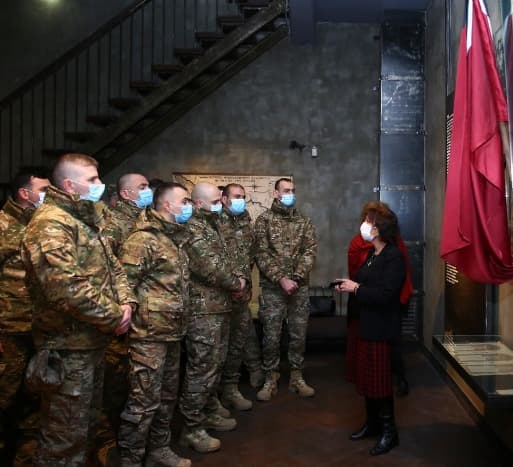 სამხედრო მოსამსახურეები ოკუპაციის მუზეუმს ესტუმრნენ