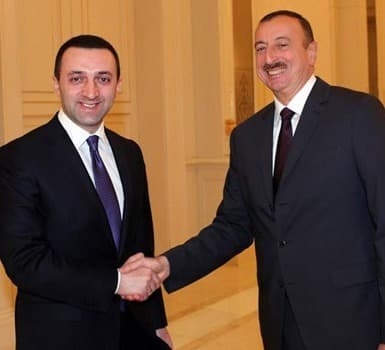 Ilham Aliyev congratulates Irakli Gharibashvili on his appointment as Prime Minister of Georgia
