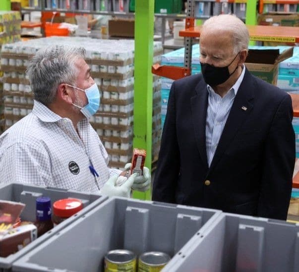 Biden visits state amid recovery from deadly cold snap