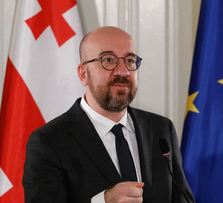 ევროპული საბჭოს პრეზიდენტმა შარლ მიშელმა საქართველო დატოვა