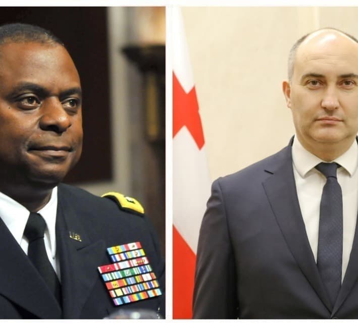 A telephone conversation took place between the Minister of Defense of Georgia and the US Secretary of Defense