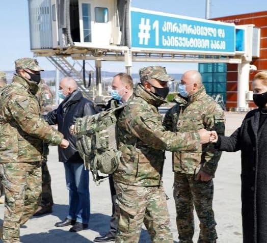 ეროვნული გვარდიის ნაკრები ოცეული ცენტრალურ აფრიკაში გაემგზავრა