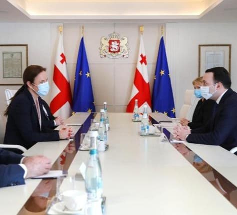 ირაკლი ღარიბაშვილი OMV Petrom-ის ხელმძღვანელებს შეხვდა, რომელიც საქართველოში ნავთობისა და გაზის მოპოვებას განახორციელებს