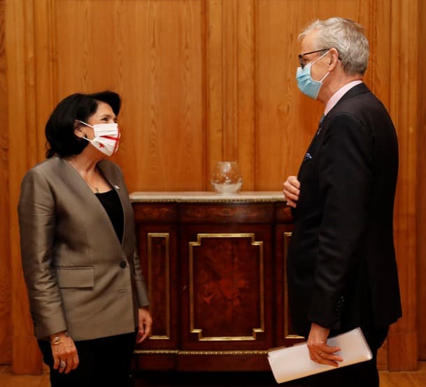 სალომე ზურაბიშვილი კრისტიან დანიელსონს დღეს ვახშამზე უმასპინძლებს