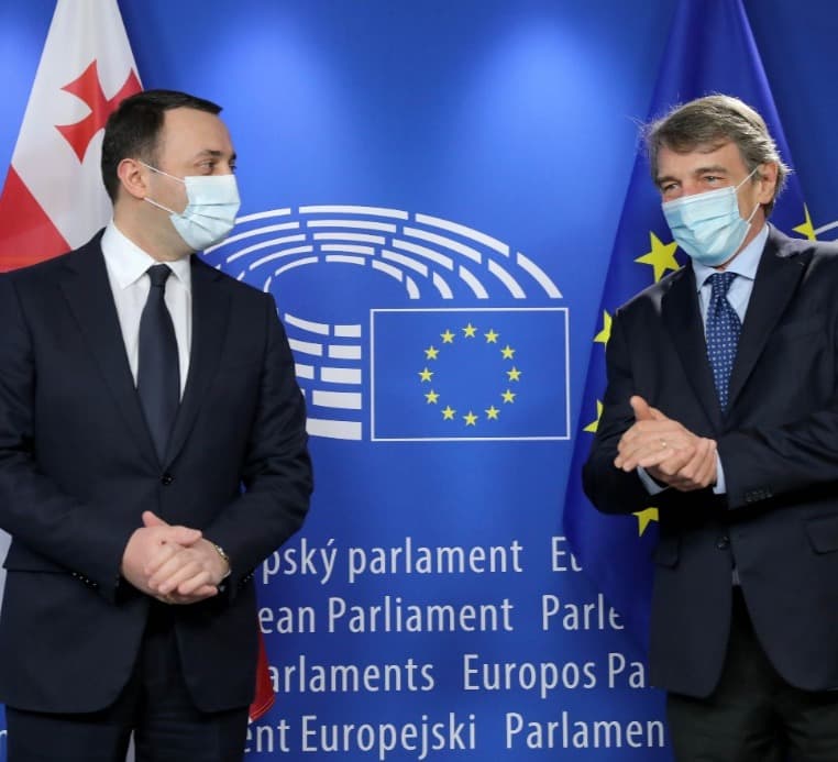 პრემიერ-მინისტრი ბრიუსელში ევროპარლამენტის პრეზიდენტს შეხვდა