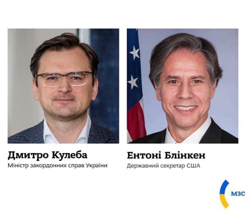 Kuleba discussed with US Secretary of State Blinken the strengthening of cooperation between the two countries in the field of security