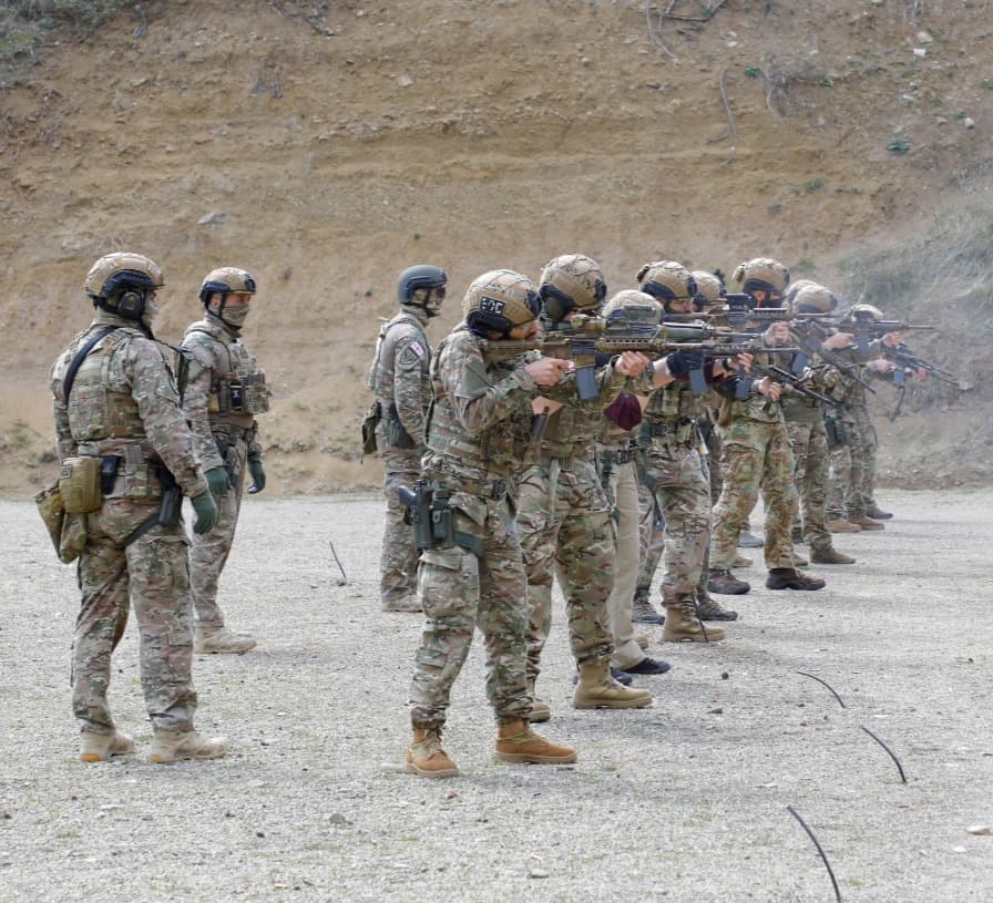 სპეციალური ოპერაციების ძალებმა „გენერალ გიორგი მაზნიაშვილის სახელობის ახალგაზრდული ლეგიონის“ წევრებს უმასპინძლეს