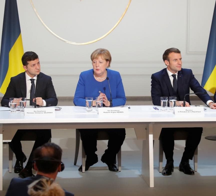 Merkel to join Macron and Zelensky via video link – media