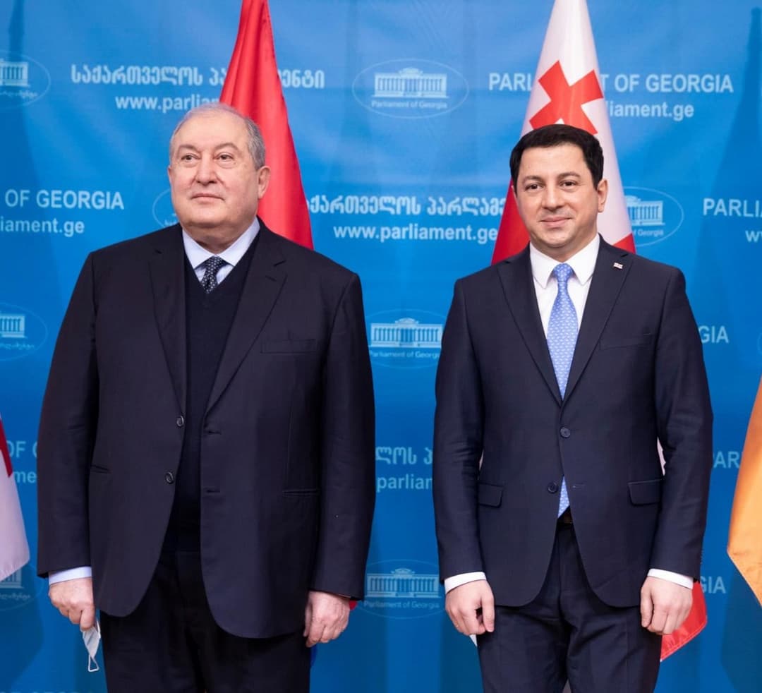 არჩილ თალაკვაძე სომხეთის პრეზიდენტს შეხვდა