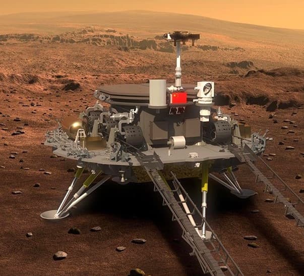 China lands its Zhurong rover on Mars