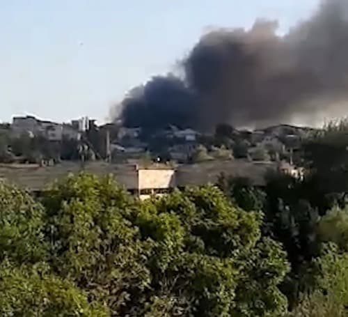 თემქაზე ხანძარია