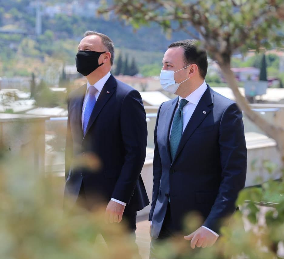 საქართველოს პრემიერ-მინისტრი პოლონეთის პრეზიდენტს შეხვდა