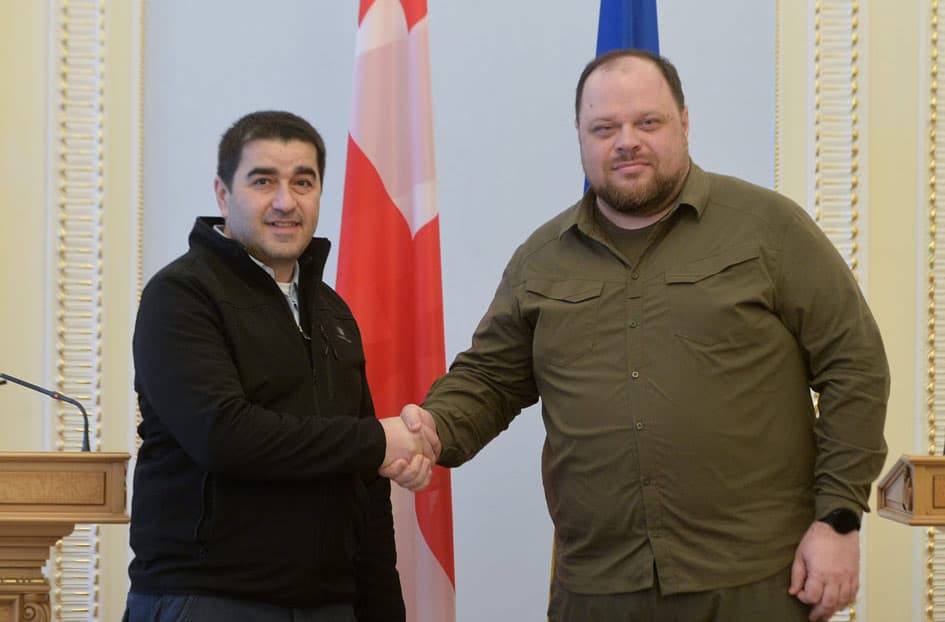 რუსლან სტეფანჩუკი – მადლობას ვუხდი საქართველოს პარლამენტის თავმჯდომარეს ვიზიტისთვის, რომელიც სოლიდარობისა და მხარდაჭერის მნიშვნელოვანი გამოვლინებაა