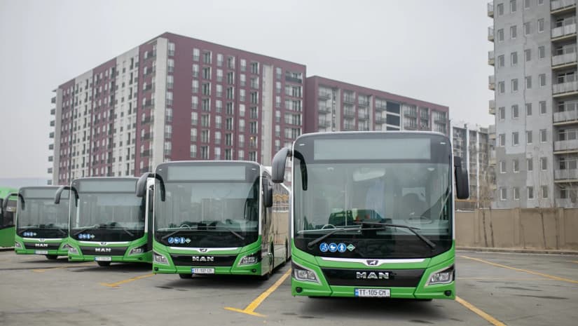 2 მარტიდან 18-მეტრიანი ავტობუსები ეტაპობრივად სხვადასხვა მარშრუტზე გავა