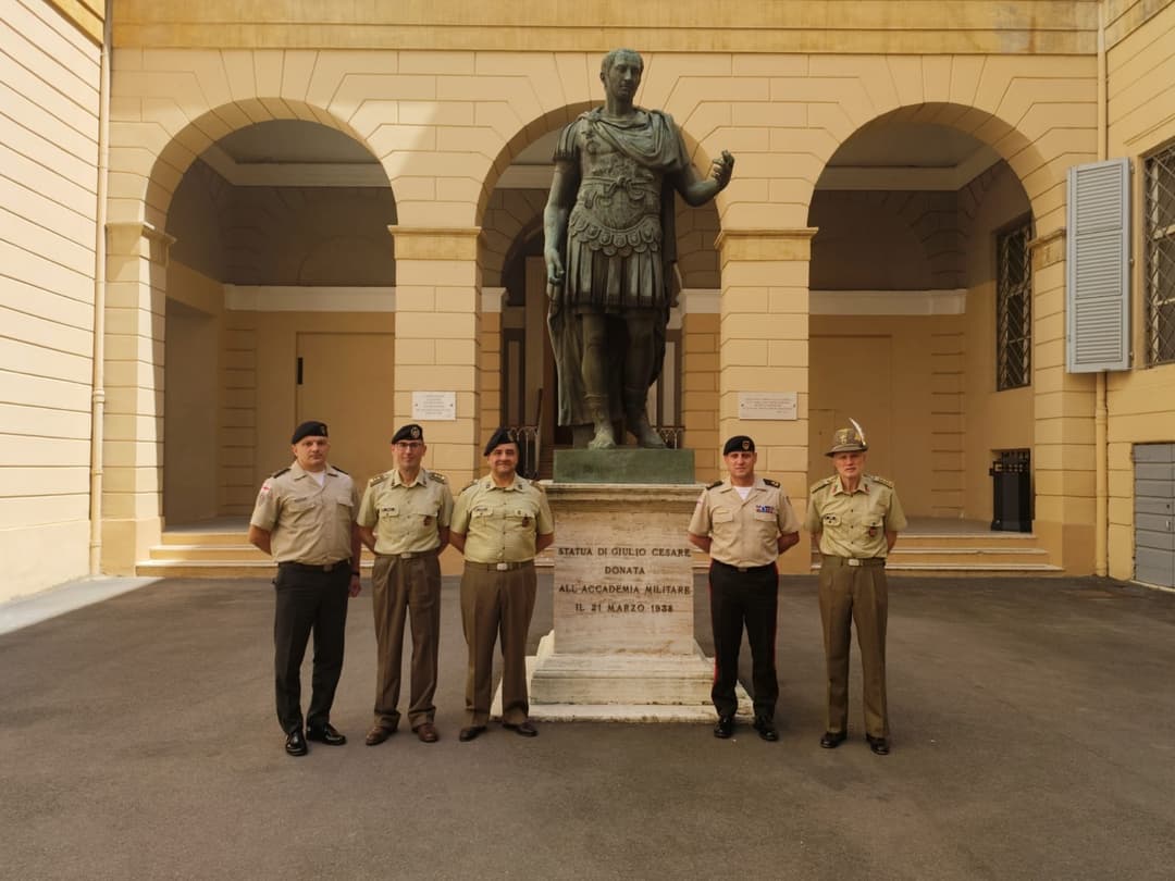 ეროვნული თავდაცვის აკადემიის დელეგაცია იტალიის სამხედრო აკადემიაში იმყოფებოდა