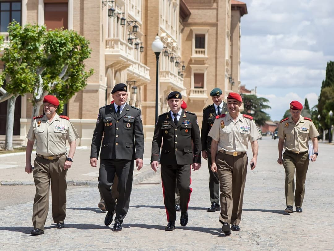 ეროვნული თავდაცვის აკადემიის რექტორი სამუშაო ვიზიტით ესპანეთში იმყოფებოდა