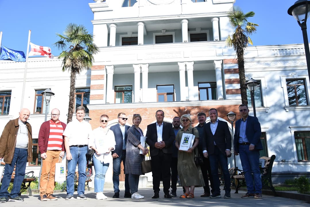 წყალტუბოს მუნიციპალიტეტის მერი ლატვიის დელეგაციას შეხვდა