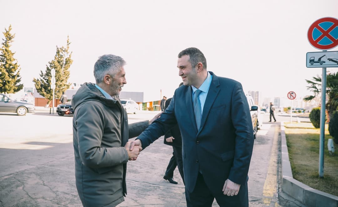 ესპანეთის სამეფოს შინაგან საქმეთა მინისტრი მომსახურების სააგენტოს ესტუმრა