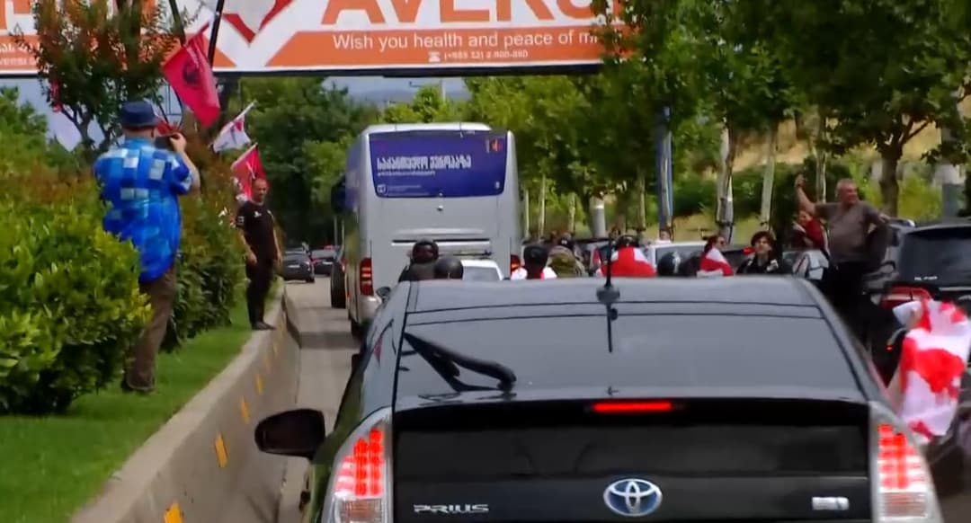 Traffic restrictions announced in central Tbilisi for welcoming ceremony of national football team