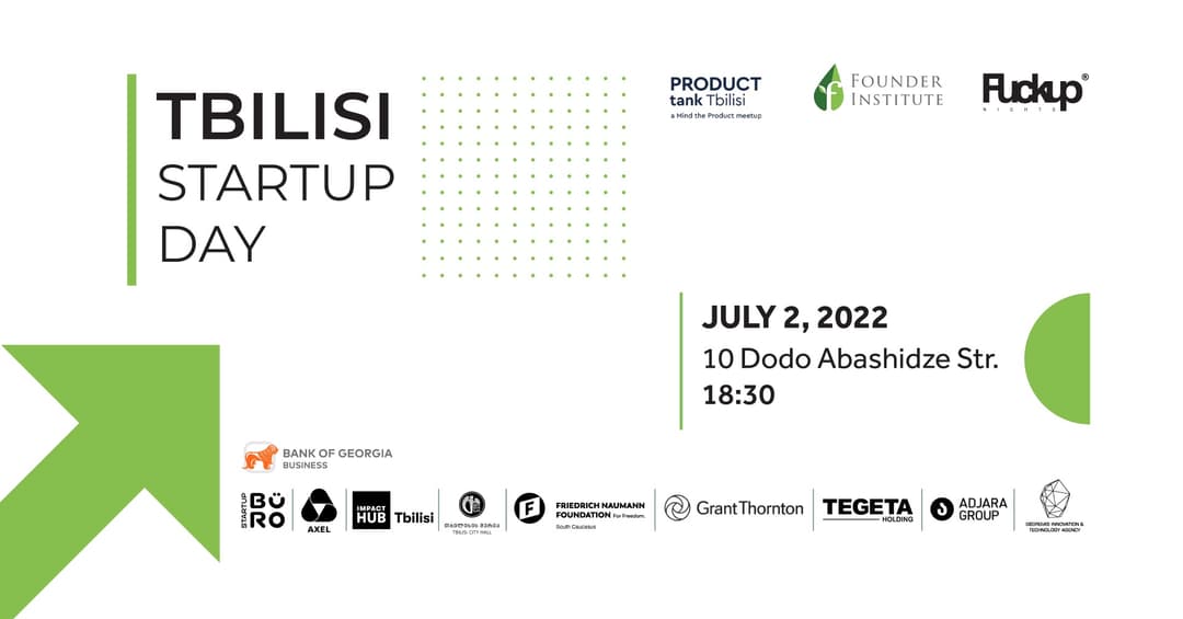 “საქართველოს ბანკის” მხარდაჭერით 2 ივლისს თბილისის სტარტაპის დღე პირველად აღინიშნება