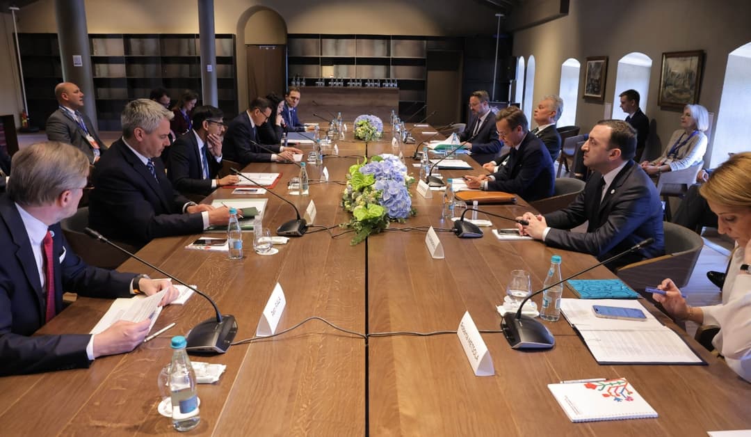 ირაკლი ღარიბაშვილმა ევროპელ ლიდერებთან ერთად, თემატურ დისკუსიაში მიიღო მონაწილეობა