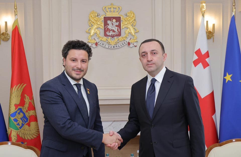 ირაკლი ღარიბაშვილი – ნაყოფიერი შეხვედრა მქონდა მონტენეგროს პრემიერ-მინისტრ დრიტან აბაზოვიჩთან