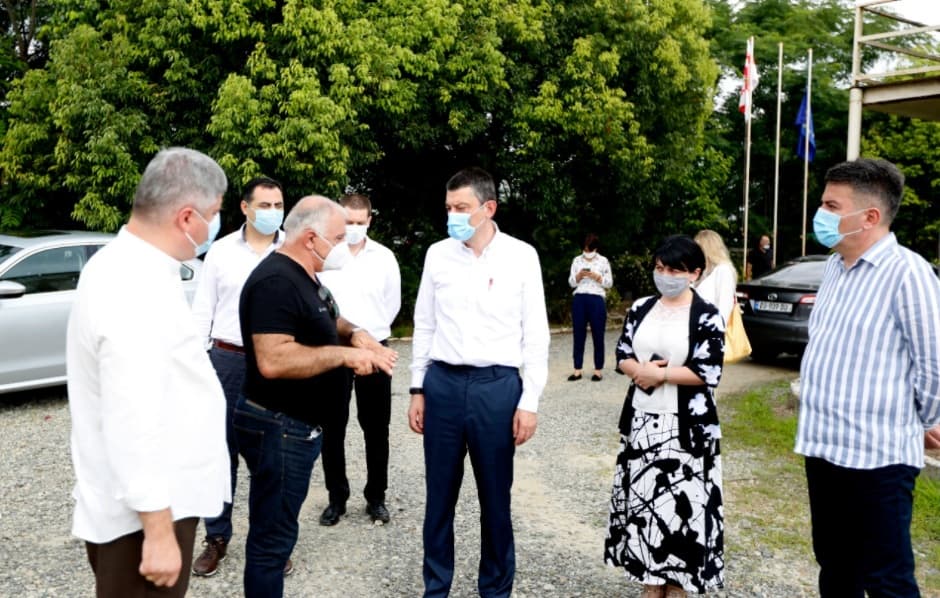 გიორგი გახარია სამეგრელოს რეგიონში შეხვედრებს მართავს