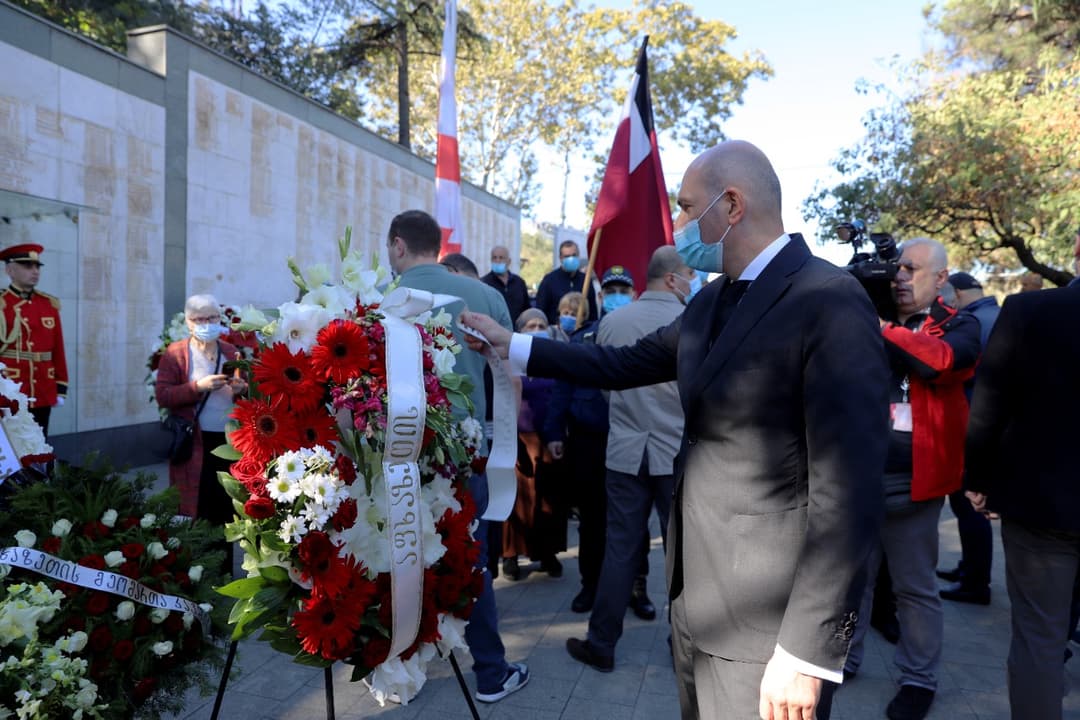 რუსლან აბაშიძემ საქართველოს ტერიტორიული მთლიანობისთვის დაღუპულთა ხსოვნას პატივი მიაგო
