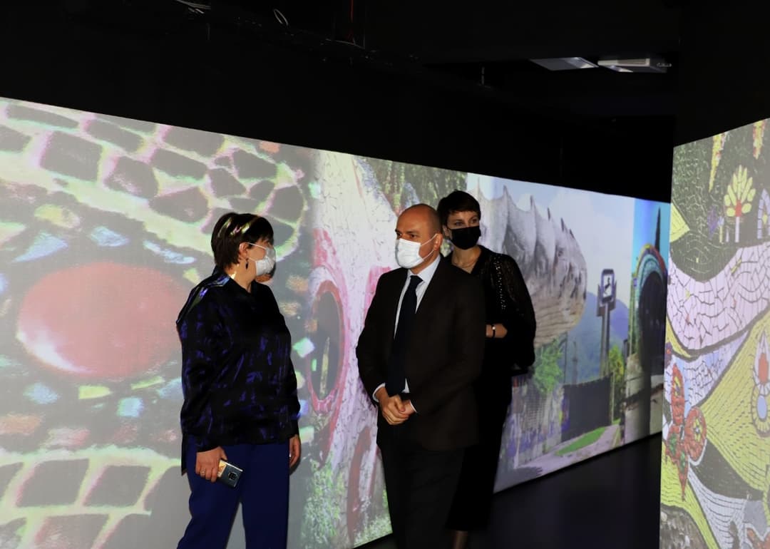 რუსლან აბაშიძე აფხაზეთის მოზაიკის იმერსიული პროექციის ჩვენებას დაესწრო