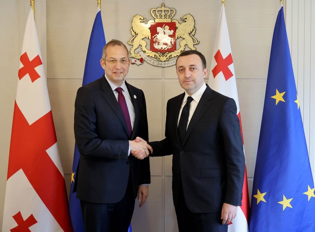 ირაკლი ღარიბაშვილი ეროვნული დემოკრატიული ინსტიტუტის (NDI) პრეზიდენტს შეხვდა