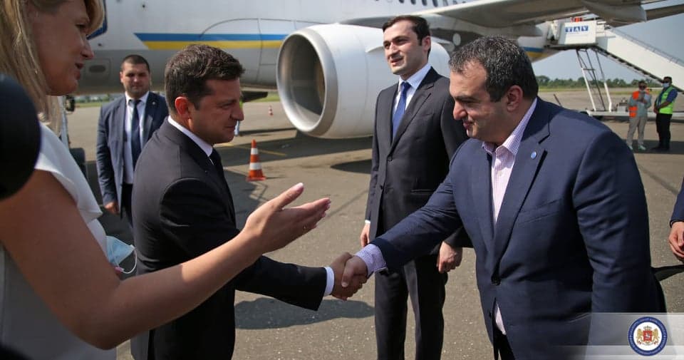 უკრაინის პრეზიდენტი ბათუმშია