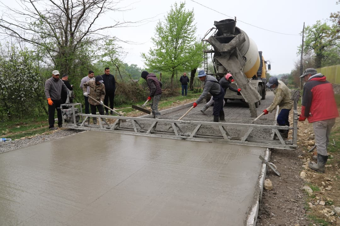 თერჯოლის მუნიციპალიტეტში 26 მაისი – საზანოს დამაკავშირებელი გზის რეაბილიტაცია მიმდინარეობს