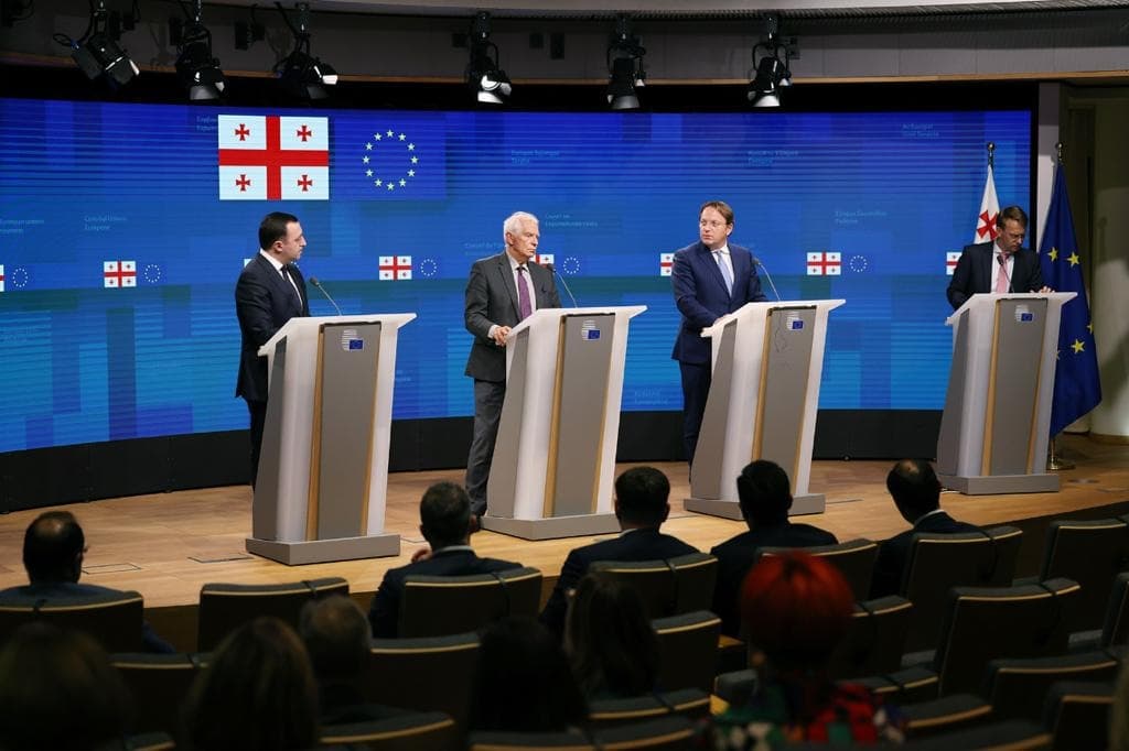 ჯოზეფ ბორელი ირაკლი ღარიბაშვილს – გვქონდა შესაძლებლობა დაგვეფასებინა თქვენი ძალისხმევა მშვიდობიანი მოგვარების საკითხებზე